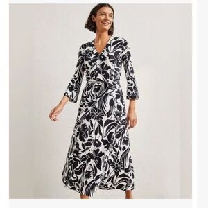 Boden Cotten BW dress. Size 8P